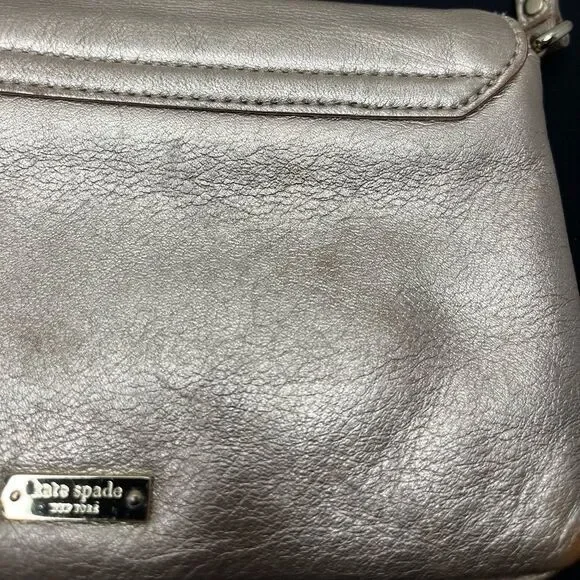 Kate Spade Leather Metallic purse​​​ - Picture 8 of 16